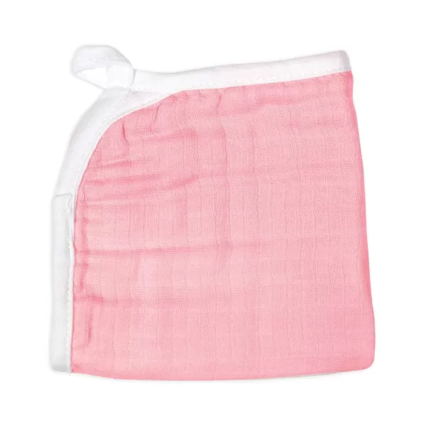 imageHonestBaby unisex baby Organic Cotton Washcloth MultiPack Winter Accessory Set 5Pack Rose BlossomPink One Size US5pack Rose BlossomPink