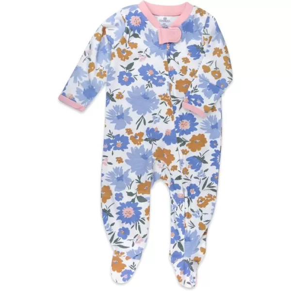 Painterly Floral Blue