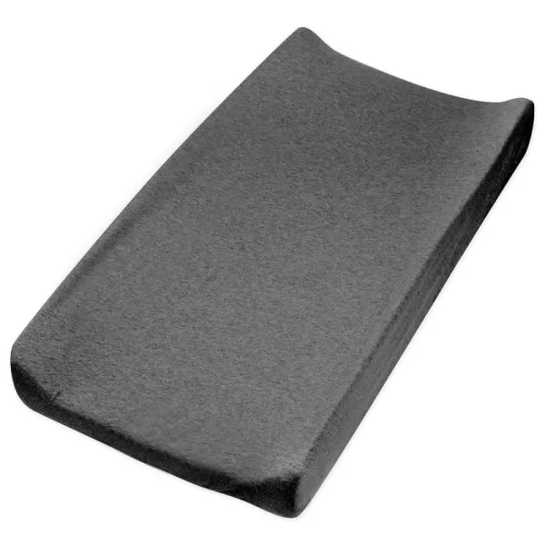 imageHonestBaby Boys Organic Cotton Changing Pad Cover Tossed Skulls One SizeGray Charcoal