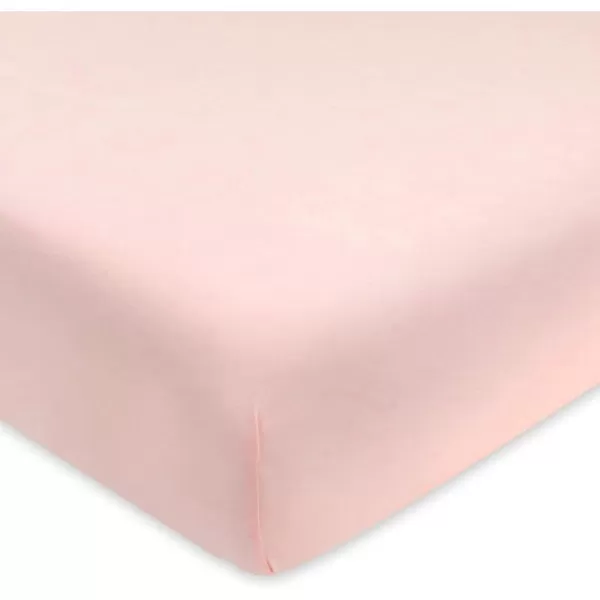 imageHonestBaby Fitted Crib Sheets Fits Standard Mattress Bassinet Mini Prints 100 Organic Cotton Baby Boys Girls Unisex Pink Salt Fitted Crib Sheet One SizePink Salt Fitted Crib Sheet