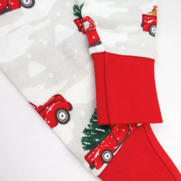 imageHonestBaby Baby Holiday 2Piece Pajamas Sleepwear PJs 100 Organic Cotton for Infant Baby and Toddler Boys ampamp Girls UnisexGetting the Tree