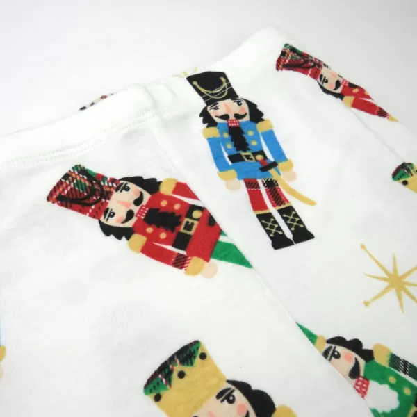 imageHonestBaby Baby Holiday 2Piece Pajamas Sleepwear PJs 100 Organic Cotton for Infant Baby and Toddler Boys ampamp Girls UnisexNutcracker