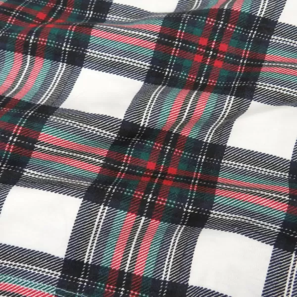 imageHonestBaby Baby Holiday 2Piece Pajamas Sleepwear PJs 100 Organic Cotton for Infant Baby and Toddler Boys ampamp Girls UnisexRed Tartan