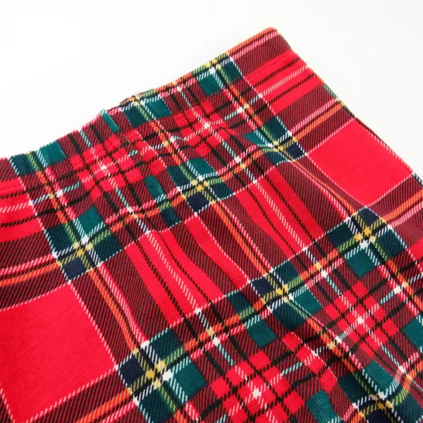 imageHonestBaby Baby Holiday 2Piece Pajamas Sleepwear PJs 100 Organic Cotton for Infant Baby and Toddler Boys ampamp Girls UnisexRoyal Stewart Plaid