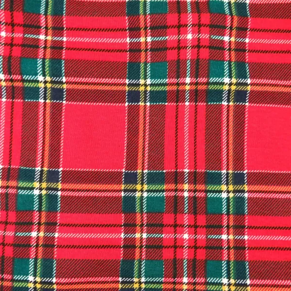 imageHonestBaby Baby Holiday 2Piece Pajamas Sleepwear PJs 100 Organic Cotton for Infant Baby and Toddler Boys ampamp Girls UnisexRoyal Stewart Plaid