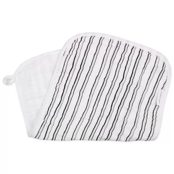 imageHonestBaby Baby Organic Cotton Multilayer Burp Cloths Multipack Bright White One Size5pack Pattern Play