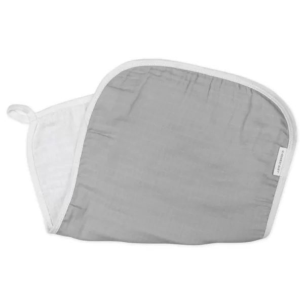 imageHonestBaby Baby Organic Cotton Multilayer Burp Cloths Multipack Bright White One Size5pack Pattern Play