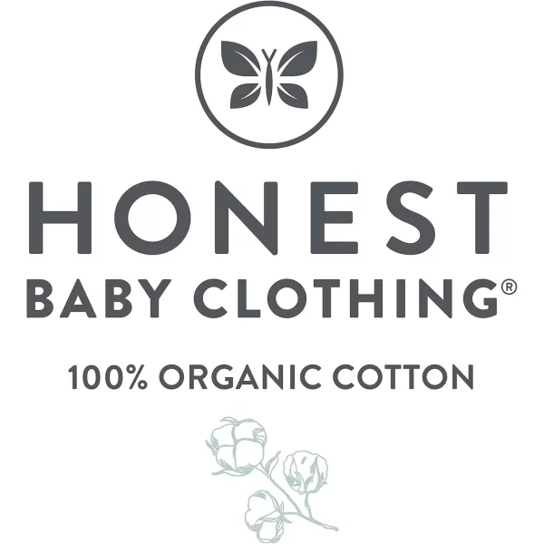 imageHonestBaby Baby Short Sleeve Tshirt 100 Organic Cotton Infant BabyBlue Ombre