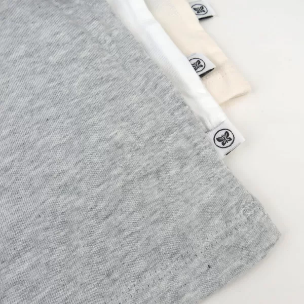 imageHonestBaby Baby Short Sleeve Tshirt 100 Organic Cotton Infant BabyNatural Ombre