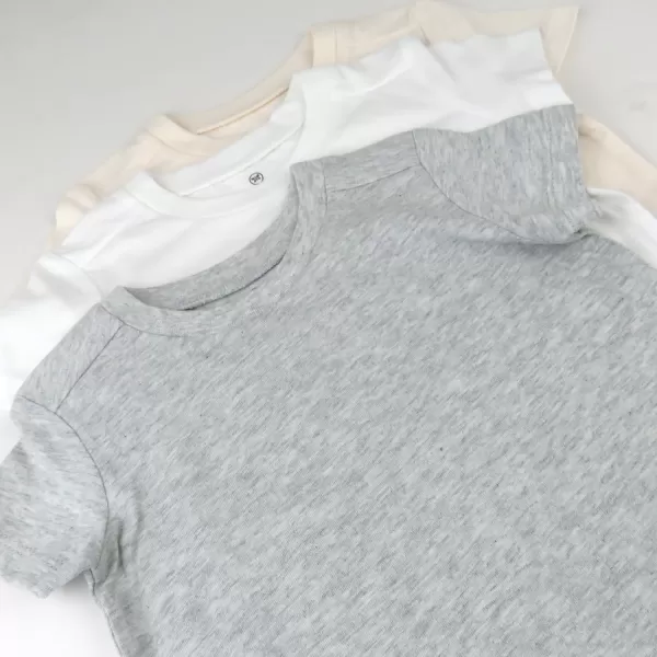 imageHonestBaby Baby Short Sleeve Tshirt 100 Organic Cotton Infant BabyNatural Ombre