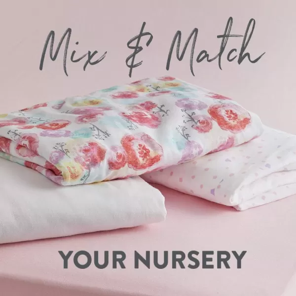 imageHonestBaby Fitted Crib Sheets Fits Standard Mattress Bassinet Mini Prints 100 Organic Cotton Baby Boys Girls and Unisex LEGACY Dots ampamp Dashes One SizePattern Play Gray Heather