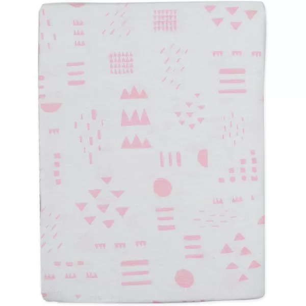 imageHonestBaby Fitted Crib Sheets Fits Standard Mattress Bassinet Mini Prints 100 Organic Cotton Baby Boys Girls and Unisex LEGACY Dots ampamp Dashes One SizePattern Play WhitePink
