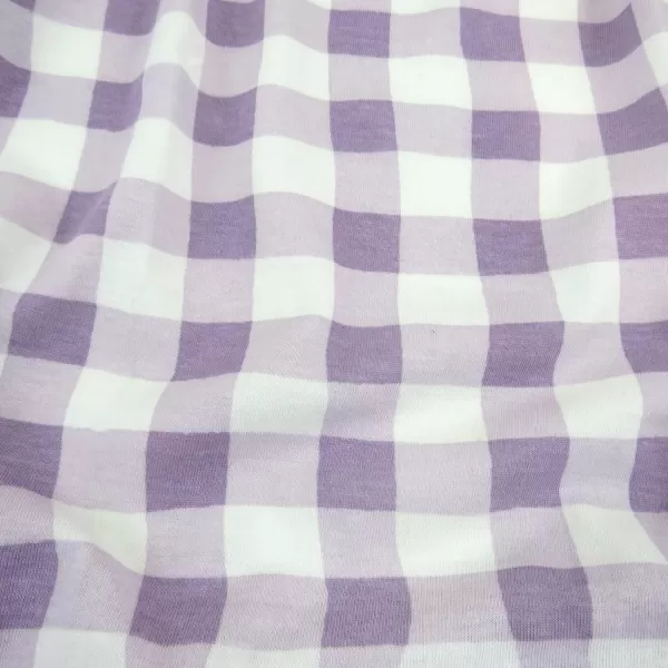 imageHonestBaby Fitted Crib Sheets Fits Standard Mattress Bassinet Mini Prints 100 Organic Cotton Baby Boys Girls and Unisex LEGACY Dots ampamp Dashes One SizePainted Buffalo Check Purple