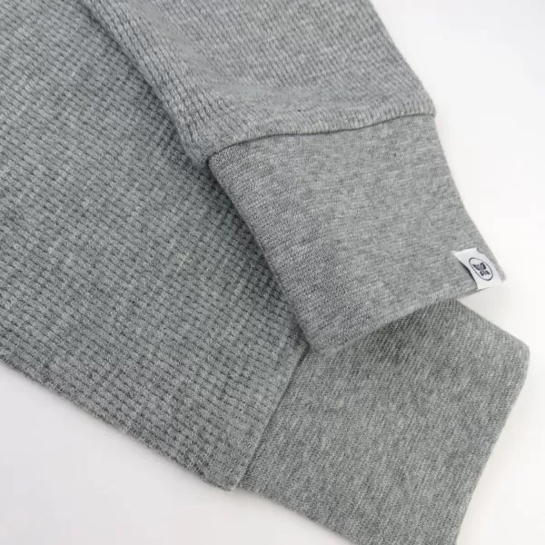 imageHonestBaby Multipack Honest Pants Joggers Pull on 100 Organic Cotton for Infant Baby and Toddler Boys Girls Unisex2pack Black Night Waffle