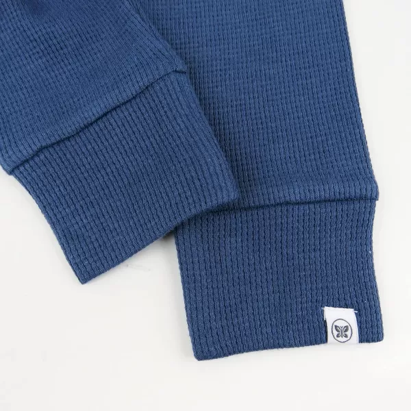imageHonestBaby Multipack Honest Pants Joggers Pull on 100 Organic Cotton for Infant Baby and Toddler Boys Girls Unisex2pack Navy
