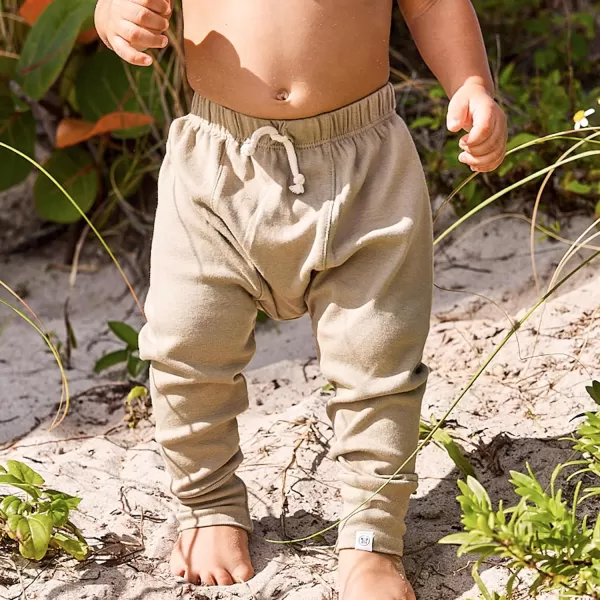 imageHonestBaby Multipack Honest Pants Joggers Pull on 100 Organic Cotton for Infant Baby and Toddler Boys Girls Unisex2pack Zanzibar Zebra