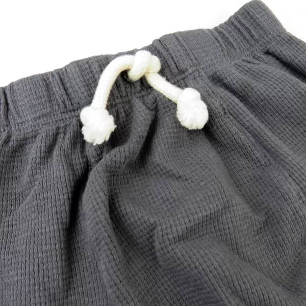 imageHonestBaby Multipack Honest Pants Joggers Pull on 100 Organic Cotton for Infant Baby and Toddler Boys Girls UnisexBlackened Pearl