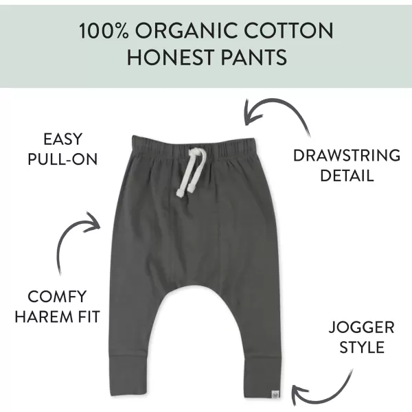 imageHonestBaby Multipack Honest Pants Joggers Pull on 100 Organic Cotton for Infant Baby and Toddler Boys Girls UnisexSandstorm Camo