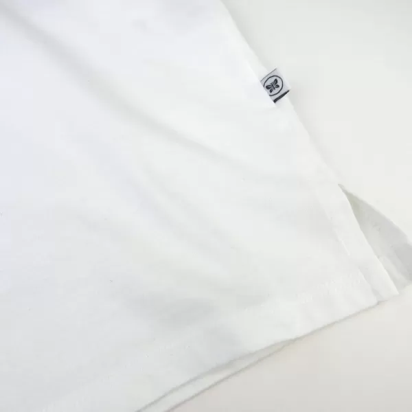 imageHonestBaby Polo TShirt Short Sleeve Tees 100 Organic Cotton Unisex1pack Bright White