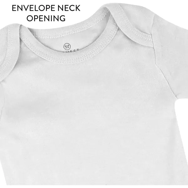 imageHonestBaby babyboys 5pack Short Sleeve Bodysuits Onepiece 100 Organic Cotton for Infant Baby Boys Unisex5pack Natural Ombre