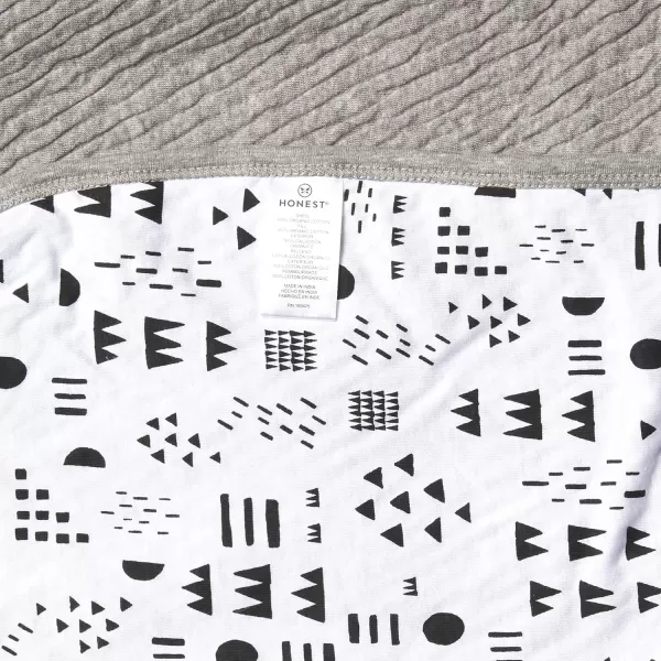 imageHonestBaby unisex baby Organic Cotton Matelasse Reversible Receiving Wearable Blanket Pattern Play WhitePink One Size USPattern Play
