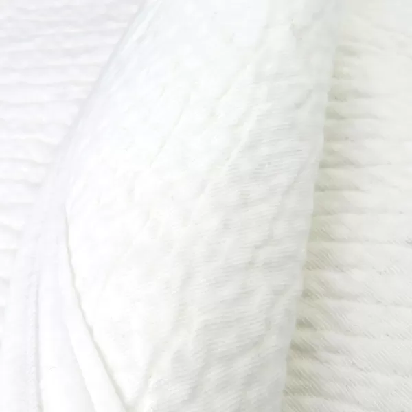 imageHonestBaby unisex baby Organic Cotton Matelasse Reversible Receiving Wearable Blanket Pattern Play WhitePink One Size USWhite