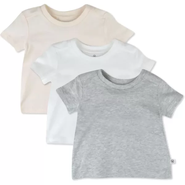 imageHonestBaby Baby Short Sleeve Tshirt 100 Organic Cotton Infant BabyNatural Ombre