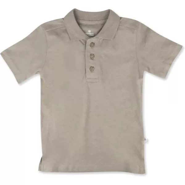 imageHonestBaby Polo TShirt Short Sleeve Tees 100 Organic Cotton Unisex1pack Khaki