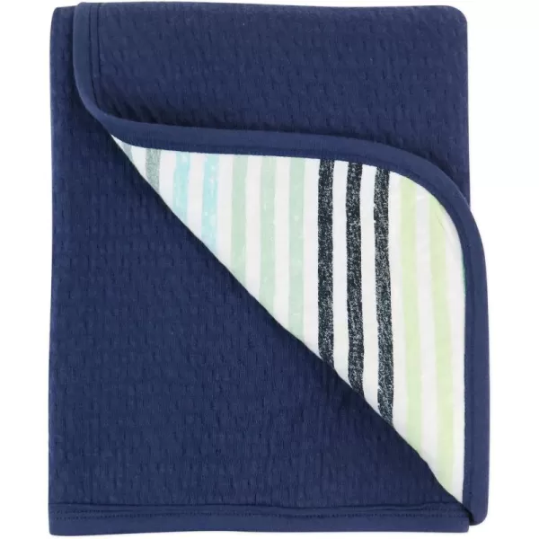 imageHonestBaby unisex baby Organic Cotton Matelasse Reversible Receiving Wearable Blanket Pattern Play WhitePink One Size USRainbow Stripe Blues