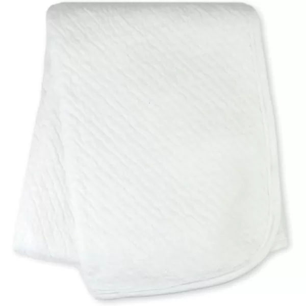 imageHonestBaby unisex baby Organic Cotton Matelasse Reversible Receiving Wearable Blanket Pattern Play WhitePink One Size USWhite