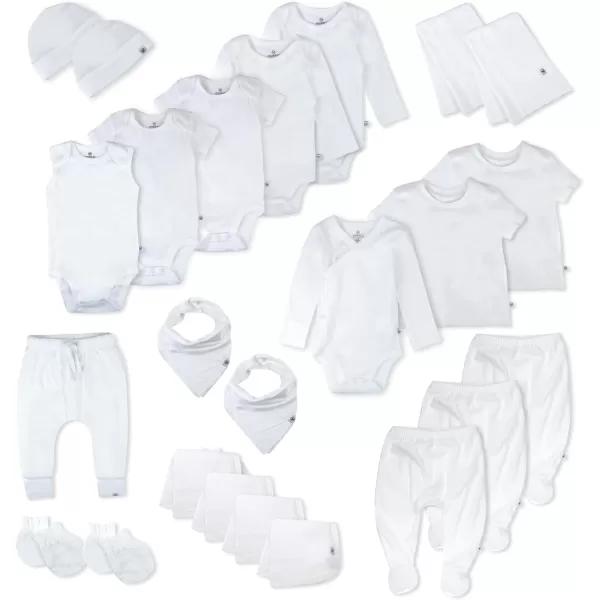 imageHonestBaby Baby 100 Organic Cotton Gift Sets MultipackBright White