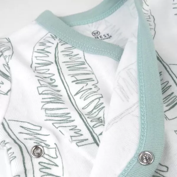 imageHonestBaby Baby 100 Organic Cotton Gift Sets MultipackJumbo Leaf Sage