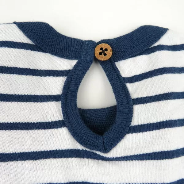 imageHonestBaby Fashion Outfit Sets Tops and Bottoms 100 Organic Cotton for Baby Toddler Girls LEGACY Tiger Time 4TDip Dye Pink and Navy