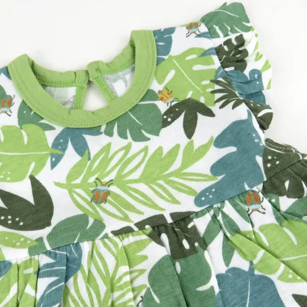 imageHonestBaby Fashion Outfit Sets Tops and Bottoms 100 Organic Cotton for Baby Toddler Girls LEGACY Tiger Time 4TJungle Jam