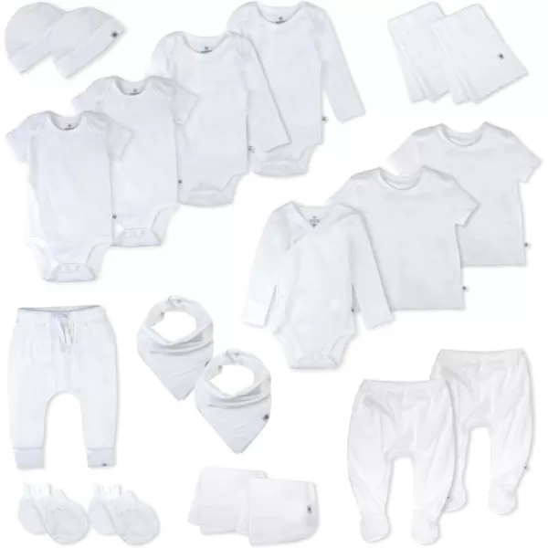 imageHonestBaby Baby 100 Organic Cotton Gift Sets MultipackBright White