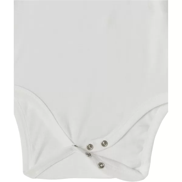 imageHonestBaby Baby Long Sleeve OnePiece Organic Cotton Bodysuits Multipack Legacy4pack Bright White