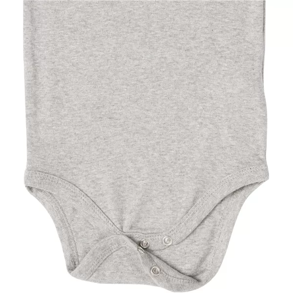 imageHonestBaby Baby Long Sleeve OnePiece Organic Cotton Bodysuits Multipack Legacy4pack Pattern Play