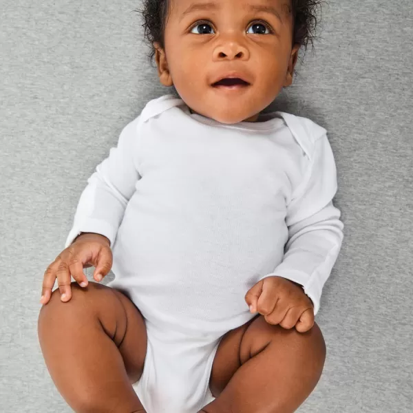 imageHonestBaby Baby 3Pack Long Sleeve Bodysuits Onepiece Organic Cotton for Infants3pack Dark Navy