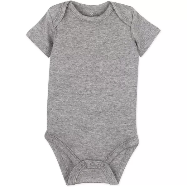 imageHonestBaby unisexbaby 3pack Short Sleeve Bodysuits Onepiece 100 Organic Cotton for Infant Baby Boys Girls Unisex3pack Gray Ombre