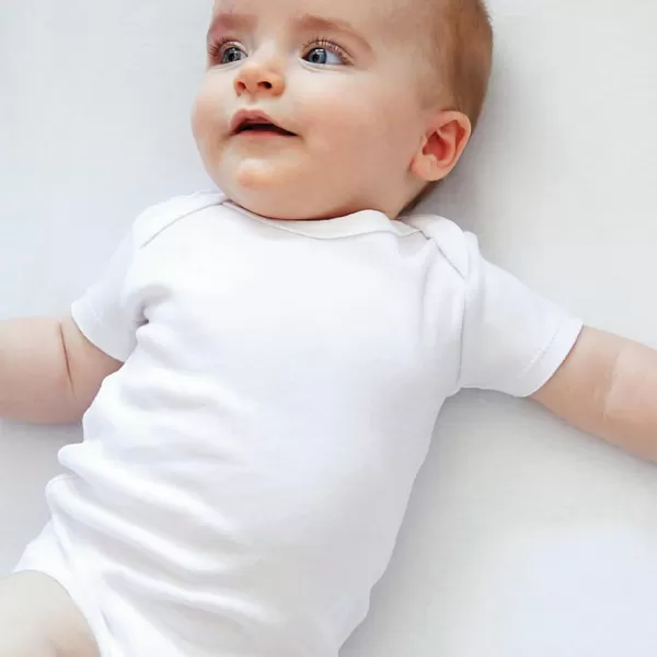 imageHonestBaby unisexbaby 3pack Short Sleeve Bodysuits Onepiece 100 Organic Cotton for Infant Baby Boys Girls Unisex3pack Natural Ombre
