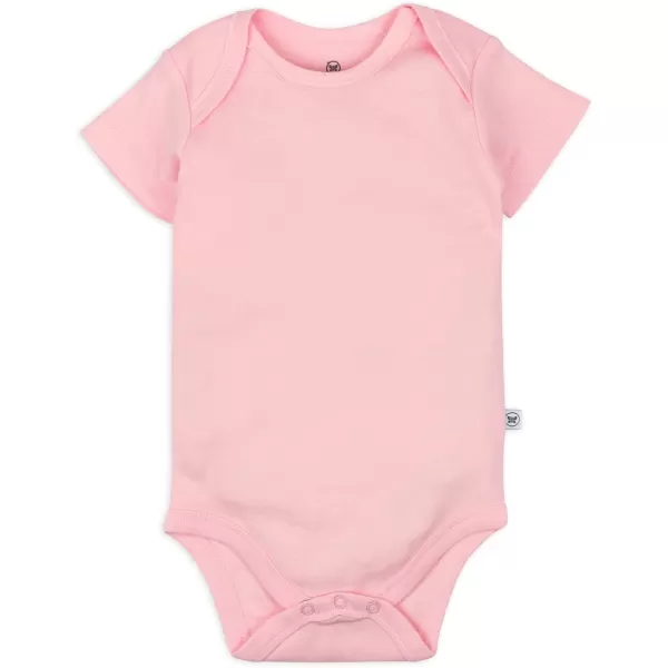 imageHonestBaby unisexbaby 3pack Short Sleeve Bodysuits Onepiece 100 Organic Cotton for Infant Baby Boys Girls Unisex3pack Pink Ombre