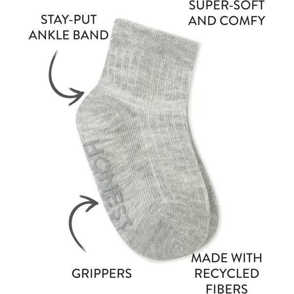 imageHonestBaby Baby Multipack Cozy Socks Sustainably Made for Infant Newborn Baby Toddler Kids Boys Girls Unisex10pack Blue Sunrise