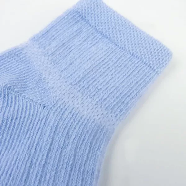 imageHonestBaby Baby Multipack Cozy Socks Sustainably Made for Infant Newborn Baby Toddler Kids Boys Girls Unisex10pack Rainbow Blues