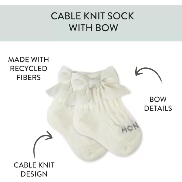 imageHonestBaby UnisexBaby Multipack Cozy Socks Sustainably MadeSnow White