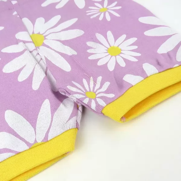 imageHonestBaby Baby and Toddler Girls 100 Organic Cotton Pajamas Sleepwear Multipack LegacyJumbo Daisy Lavender