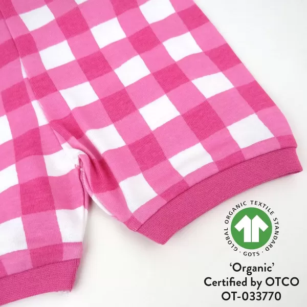 imageHonestBaby Baby and Toddler Girls 100 Organic Cotton Pajamas Sleepwear Multipack LegacyWater Lilly Mint