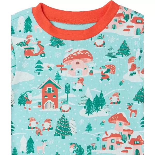 imageHonestBaby Multipack 2Piece ampamp 4Piece Pajamas Sleepwear Holiday 100 Organic Cotton Infant Baby and Toddler Boys Girls Unisex