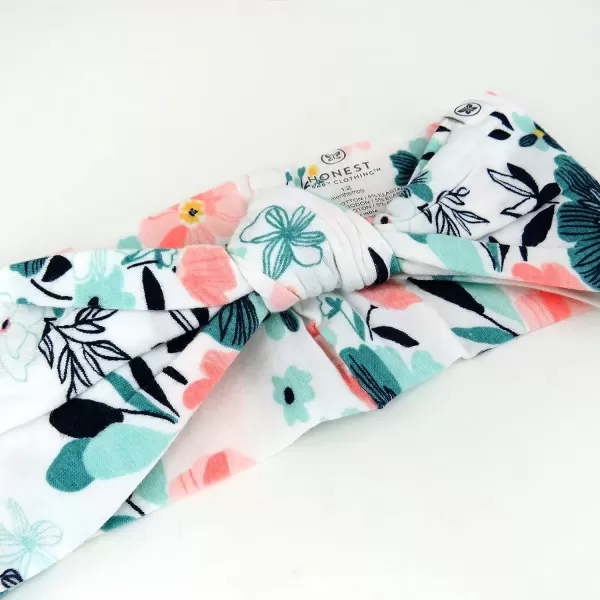 imageHonestBaby Baby Romper Coverall Sets OnePiece Jumpsuit Organic Cotton for Infant Baby Boys Girls ampamp Unisex LEGACYDreamy Floral Aqua Blue