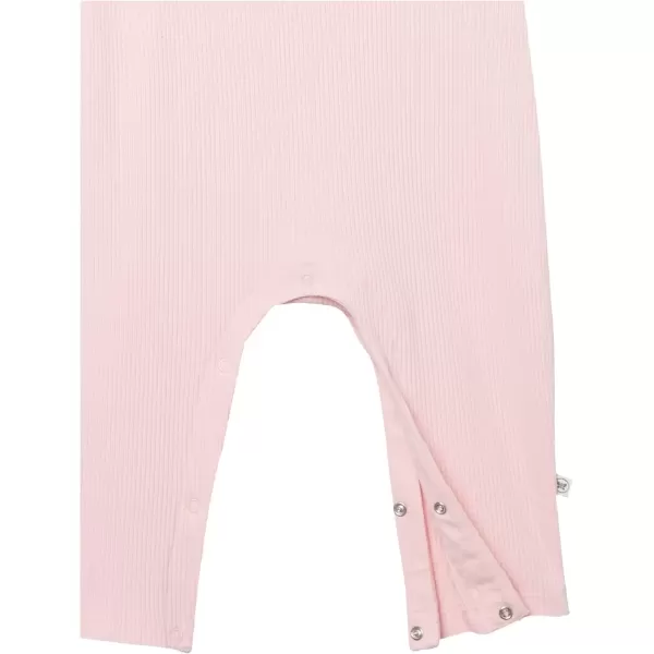 imageHonestBaby Baby Romper Coverall Sets OnePiece Jumpsuit Organic Cotton for Infant Baby Boys Girls ampamp Unisex LEGACYJungle Leaves Pink