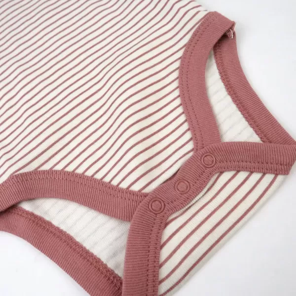 imageHonestBaby babygirls 5pack Short Sleeve Bodysuits Onepiece 100 Organic Cotton for Infant Baby GirlsPainted Floral Pink